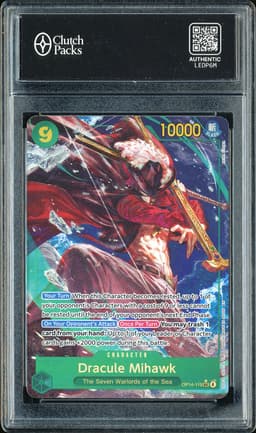 One Piece Dracule Mihawk #OP14-119 The Azure Sea's Seven Manga SEC