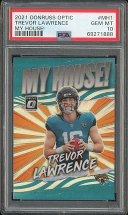 2021 Donruss Optic My House! Trevor Lawrence #MH1 PSA 10