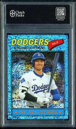 2026 Topps Heritage NL All-Stars Shohei Ohtani #290 Light Blue Sparkle