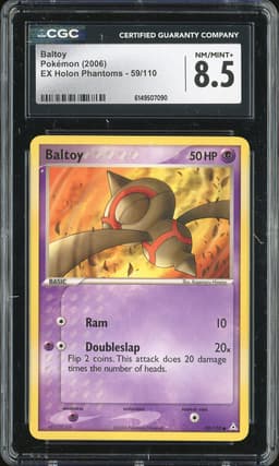 2006 EX Holon Phantoms Baltoy #59/110 CGC 8.5