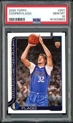 2025 Topps Flagship Cooper Flagg #201 PSA 10