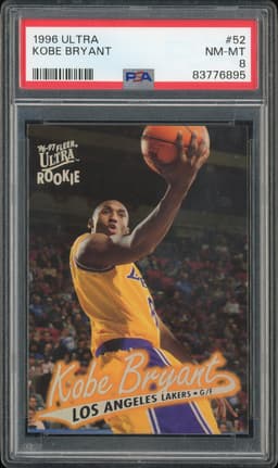 1996 Ultra Kobe Bryant #52 PSA 8