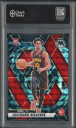 2024-25 Panini Mosaic Zaccharie Risacher #213 Genesis