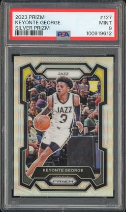 2023 Panini Prizm Keyonte George #127 Silver Prizm PSA 9
