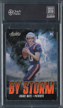 2024 Panini Absolute Football By Storm Drake Maye #BS-DME /75