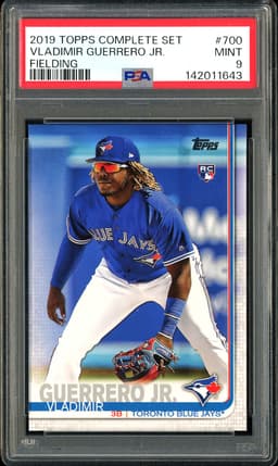 2019 Topps Complete Set Vladimir Guerrero Jr. #700 PSA 9