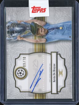 2024 Topps Definitive Collection Historic Champions Autograph Kevin De Bruyne #DCA-KD Autograph /10