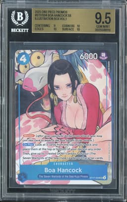 One Piece Boa Hancock #ST17-004 Illustration Box Vol.1 Promo BGS 9.5