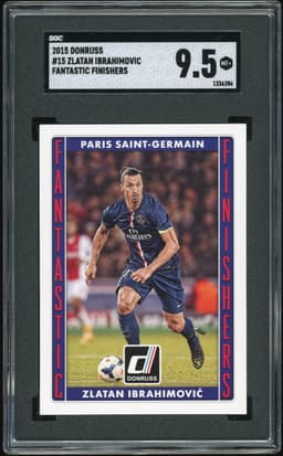 2015 Donruss Fantastic Finishers Zlatan Ibrahimović #15 SGC 9.5
