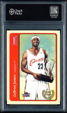 2004-05 Fleer Tradition Award Winner LeBron James #210
