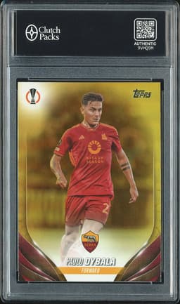 2024 Topps UEFA Club Competitions Paulo Dybala #128 Gold /50