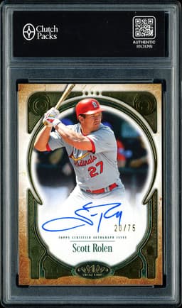 2026 Topps Tier One Prime Performers Autograph Scott Rolen #PPA-SR Autograph /75