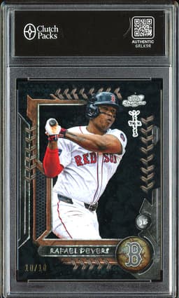 2024 Topps Chrome Cactus Jack Rafael Devers #38 Black /10