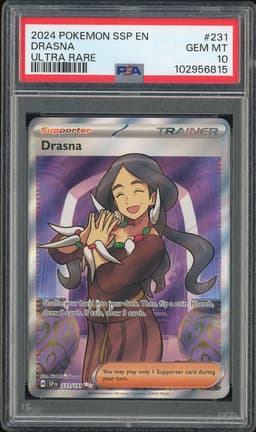 2024 Pokemon SSP EN Drasna #231 Ultra Rare PSA 10