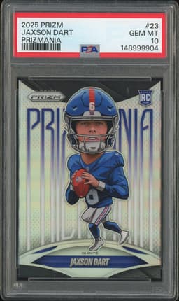 2025 Panini Prizm Prizmania Jaxson Dart #23 PSA 10
