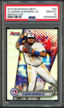 2019 Bowman's Best Vladimir Guerrero Jr. #26 Refractor PSA 10