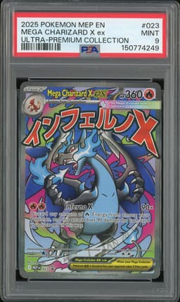 2025 Pokemon Mega Charizard X ex Ultra-Premium Collection #023 PSA 9
