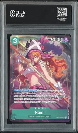 One Piece Nami #OP02-036 Paramount War SR