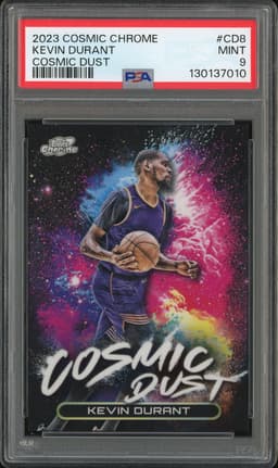 2023 Topps Cosmic Chrome Cosmic Dust Kevin Durant #CD8 PSA 9