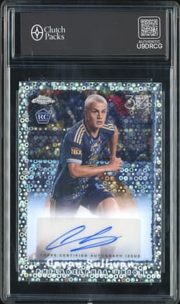 2025 Topps Chrome Cavan Sullivan #NFA-CS Disco Refractor Autograph