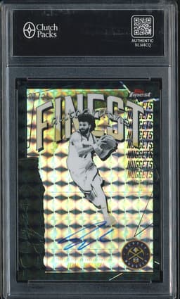 2025-26 Topps Finest Finest Autographs Jamal Murray #FAU-JU Autograph Black /25