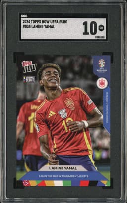 2024 Topps Now UEFA Lamine Yamal #038 SGC 10