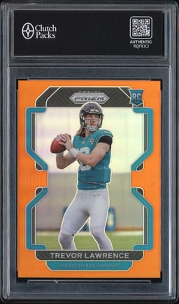 2021 Panini Prizm Trevor Lawrence #331 Orange /249