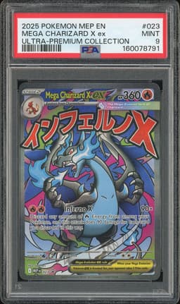 2025 Pokemon Mega Charizard X ex Ultra-Premium Collection #023 PSA 9