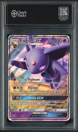2017 Sun & Moon Espeon GX #61 Clutch Packs