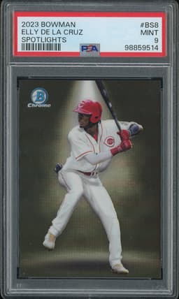2023 Bowman Chrome Spotlights Elly De La Cruz #BS8 PSA 9