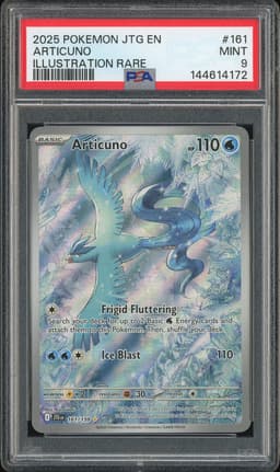 2025 Pokemon Journey Together Illustration Rare Articuno #161 PSA 9