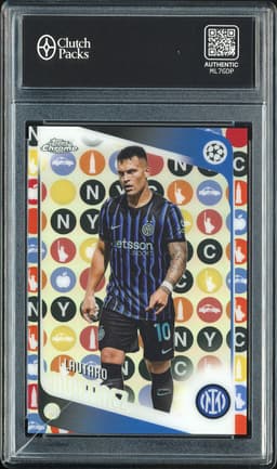 2026 Topps Chrome UEFA Champions League Lautaro Martínez #156 Big Apple