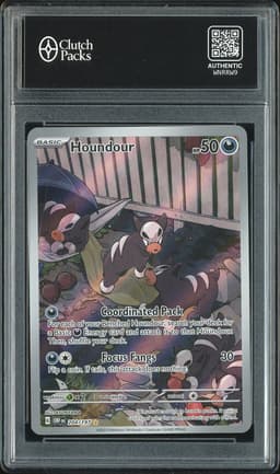 2023 Pokemon Obsidian Flames Houndour #204/197 Illustration Rare