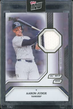 2025 Topps Now Relic Aaron Judge #45-R /75