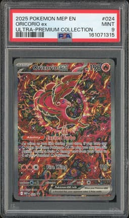 2025 Pokemon Ultra-Premium Collection Oricorio ex #024 PSA 9