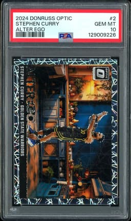 2024 Donruss Optic Alter Ego Stephen Curry #2 Prizm PSA 10