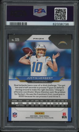 #325 JUSTIN HERBERT