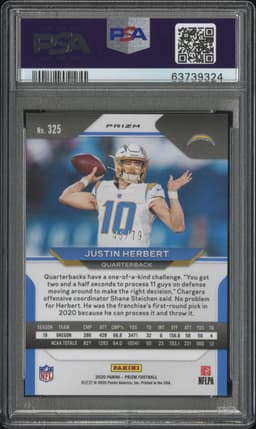 #325 JUSTIN HERBERT