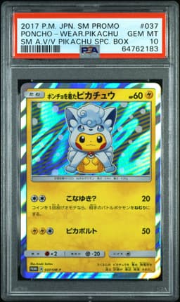 #037 PONCHO-WEARING PIKACHU