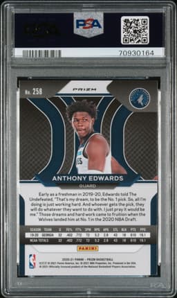 #258 ANTHONY EDWARDS