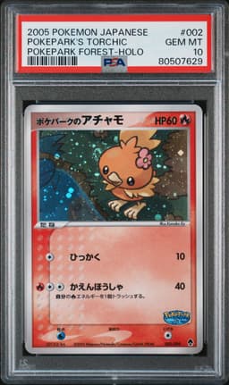 #002 POKEPARK'S TORCHIC-HOLO