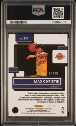 #233 MAX CHRISTIE