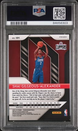 #184 SHAI GILGEOUS-ALEXANDER