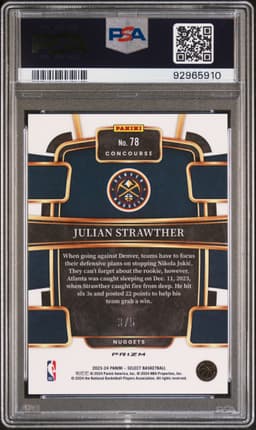 #78 JULIAN STRAWTHER