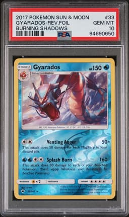 #33 GYARADOS-REVERSE FOIL