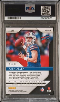 #205 JOSH ALLEN