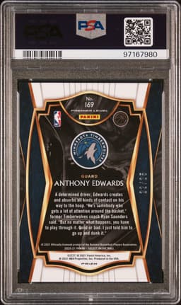 #169 ANTHONY EDWARDS