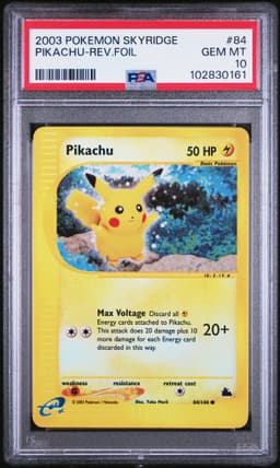 #84 PIKACHU-REVERSE FOIL