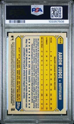 #87T8 AARON JUDGE