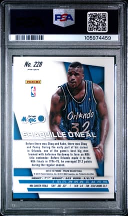 #228 SHAQUILLE O'NEAL